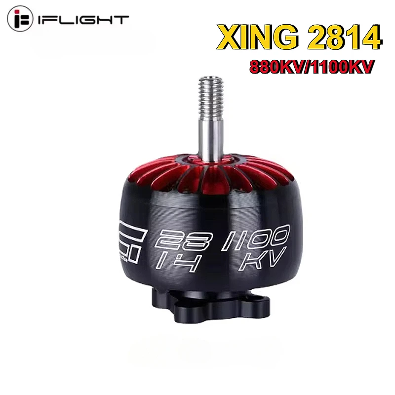 IFlight XING X2814 2814 1100KV / 880KV 2-6S FPV NextGen Motor with 5mm Shaft compatible 9 inch 10 inch frame for FPV drone