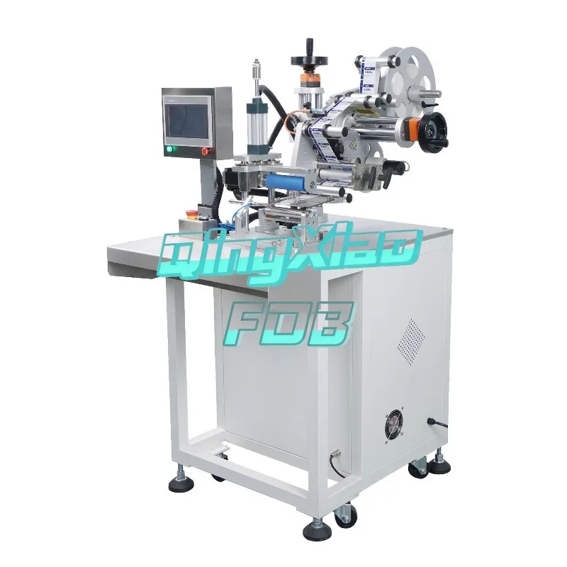 Lithium Battery Fully Automatic Labeling Machine 18650 Cylindrical New  Energy Self-adhesive Labeling Machine FOB High Precision
