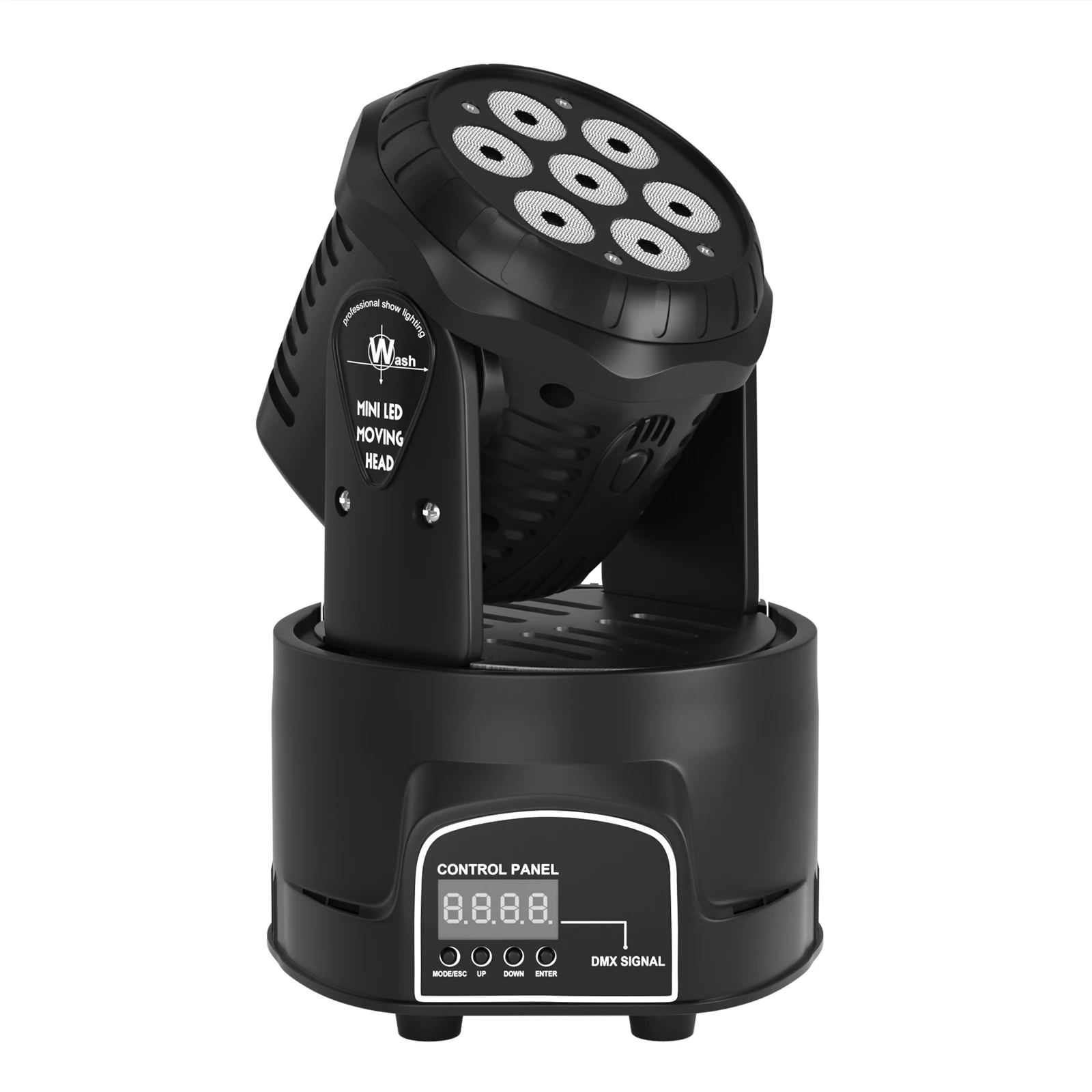 

Areyourshop 7x10W RGBW Светодиодный светильник с подвижной головкой | DMX512 Управление | Освещение для сцены и вечеринок мощностью 70 Вт для DJ-вечеринок