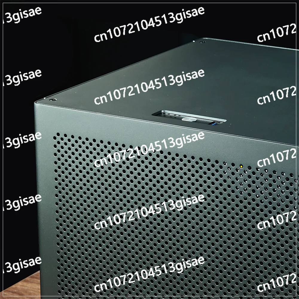 Anodized Aluminum Desktop Computer Case Suitable for MATX Motherboard ATX Power Supply, Auriga 6-row NAS Case 2mm - view 6