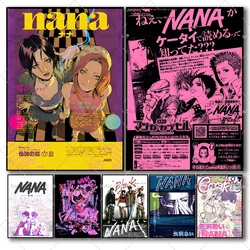 1PC Japanese Classic Anime NANA Poster Self-adhesive Art Waterproof Paper Sticker Coffee House Bar Room Wall Decor