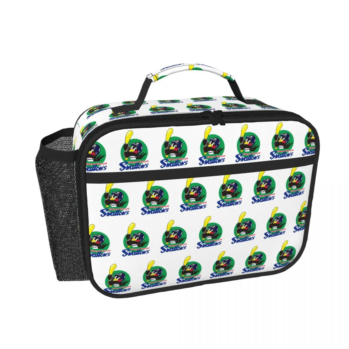 Tokyo Yakult Swallows Insulated Lunch Bag for Women Kids Portable Food Boxes Thermal Lunch Box Tote