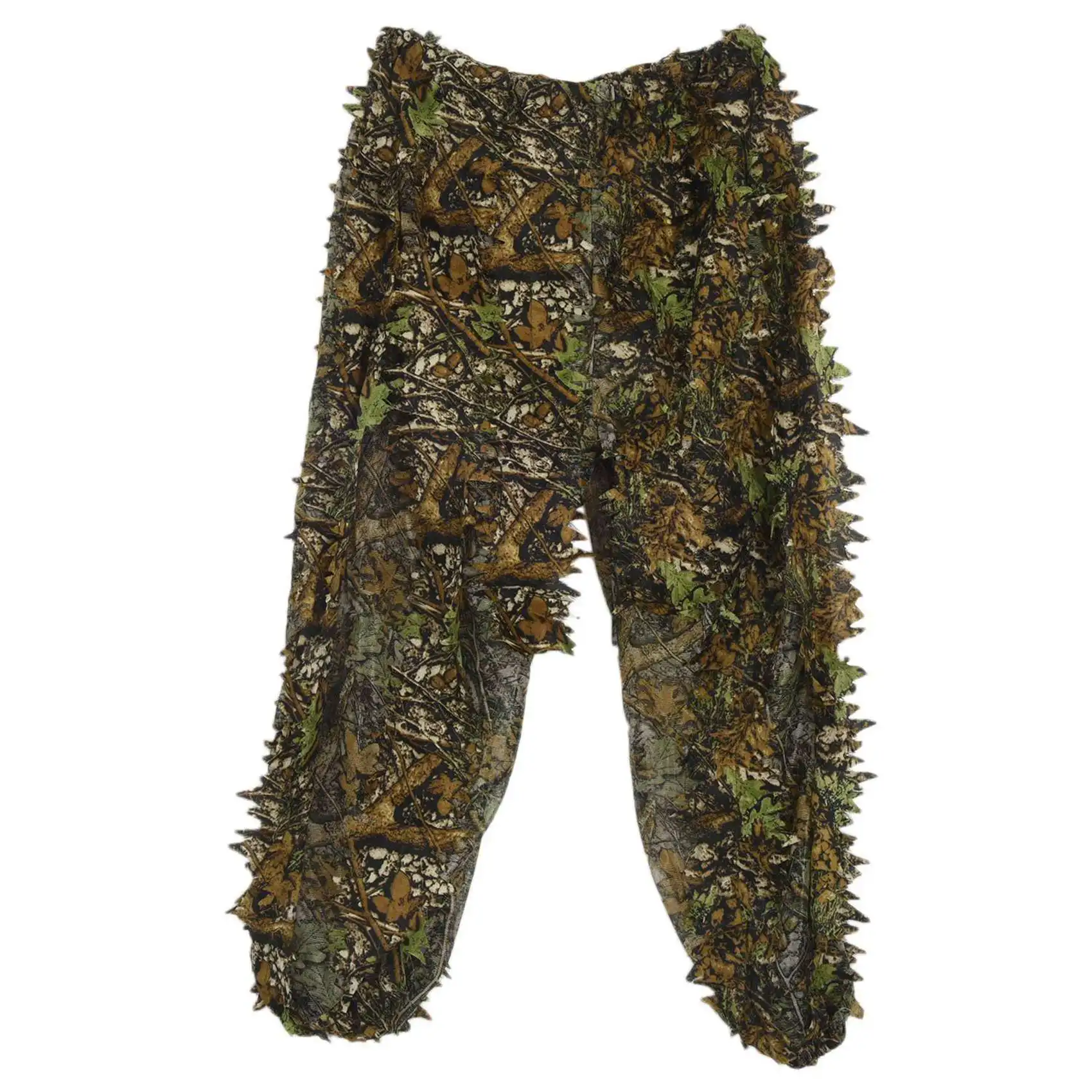 

New-2X 3D Leaf Adults Ghillie Suit Woodland Camo/Camouflage Hunting Deer Stalking In