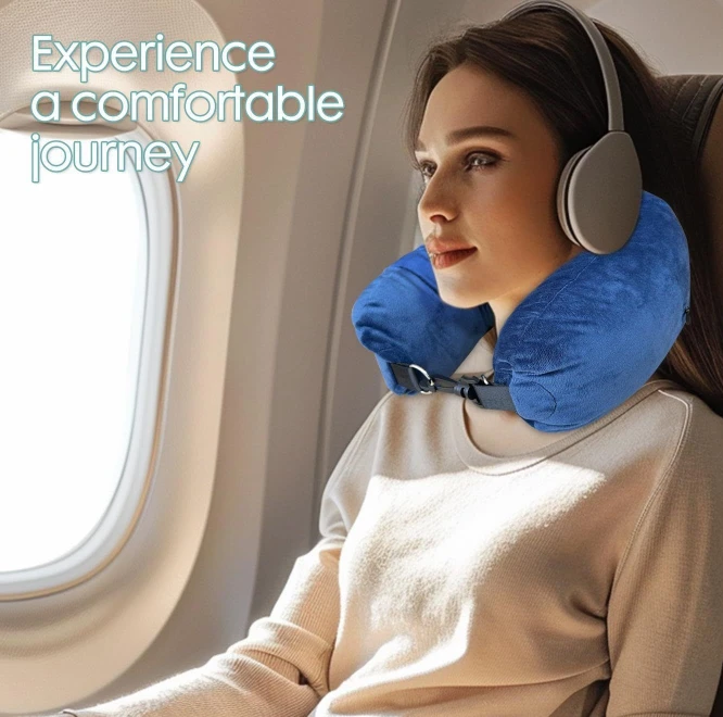 1pc Travel U-Shaped Pillow Can Be Filled with Clothes And Daily Necessities, Making It Convenient And Quick to Carry