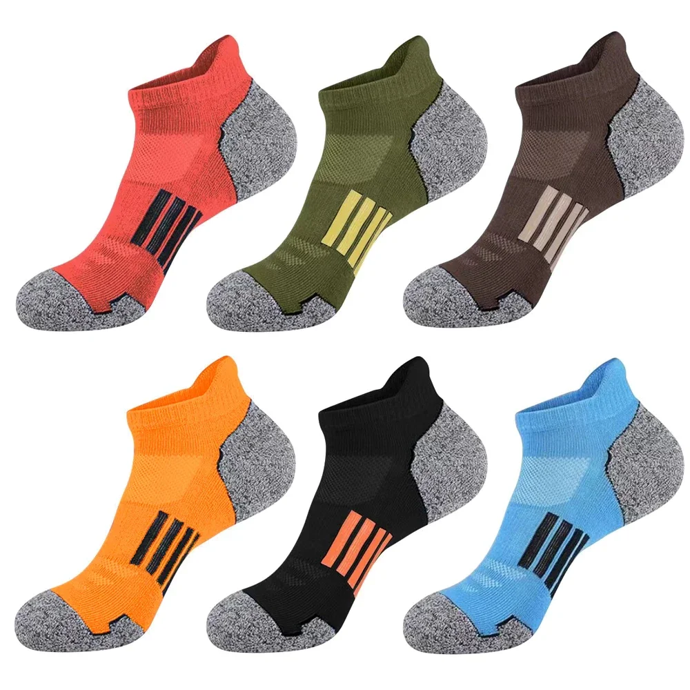 

12Pairs Unisex Knit Breathable Sports Boat Socks European Sizes 33-46 Short Socks for Children And Adults