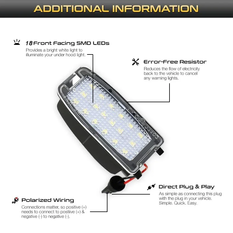 6000K White LED Under Side Mirror Puddle Lights for Land Rover Freelander 2 3 4 Range Rover Sport 1 L320 L322 L319 L359 LR2 view 2
