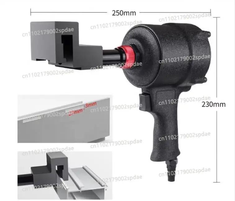 Air Pneumatic Punching Gun alu. alloy drainage Hole Punching gun window door profile puncher