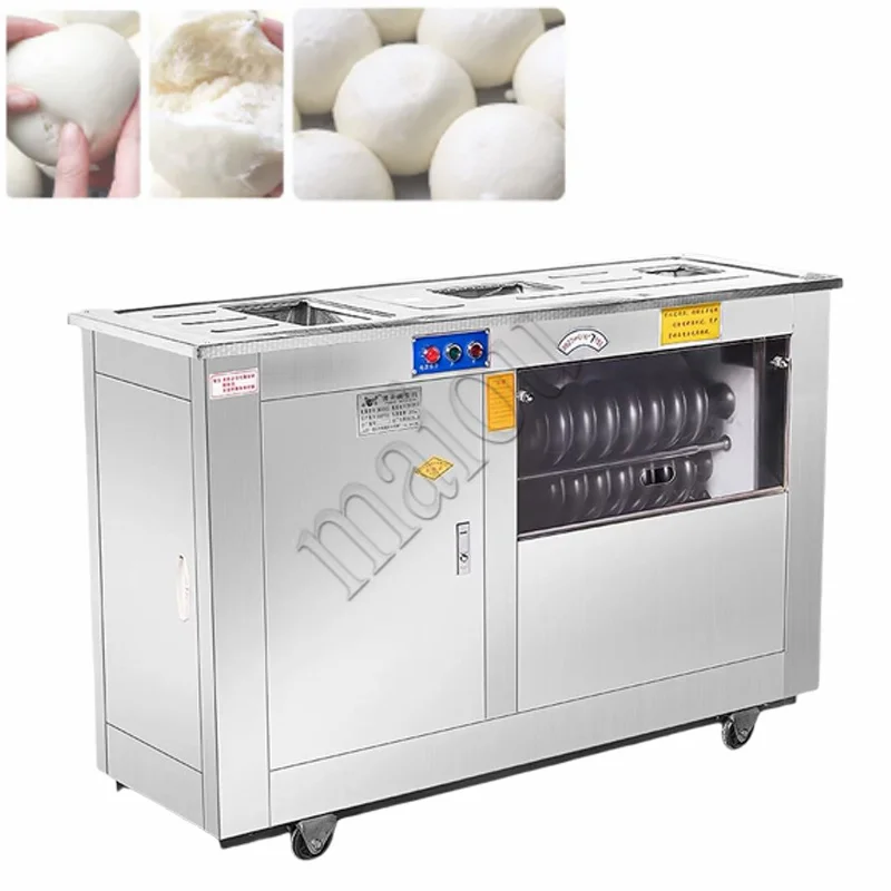 

Round Dough Forming Dividing Machine 380v/220v Pizza Steam Bun Dumpling Dough Ball Maker Roller Rounder Divider Machine