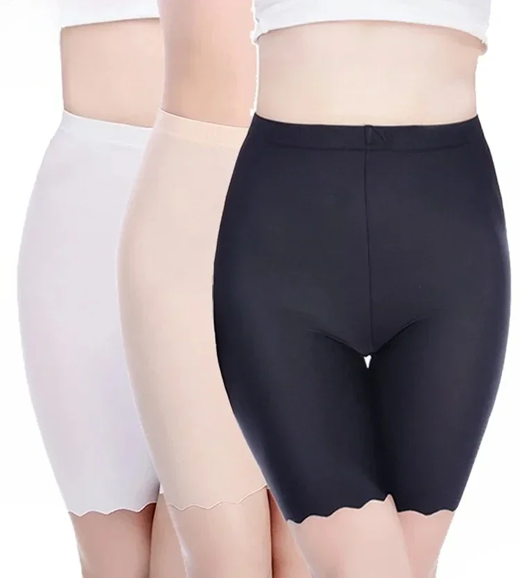 2026 Seamless Safety Short Pants Summer Women Plus Size Boxers For Female Anti Rub Safety Shorts Under Skirt Panties Underwear