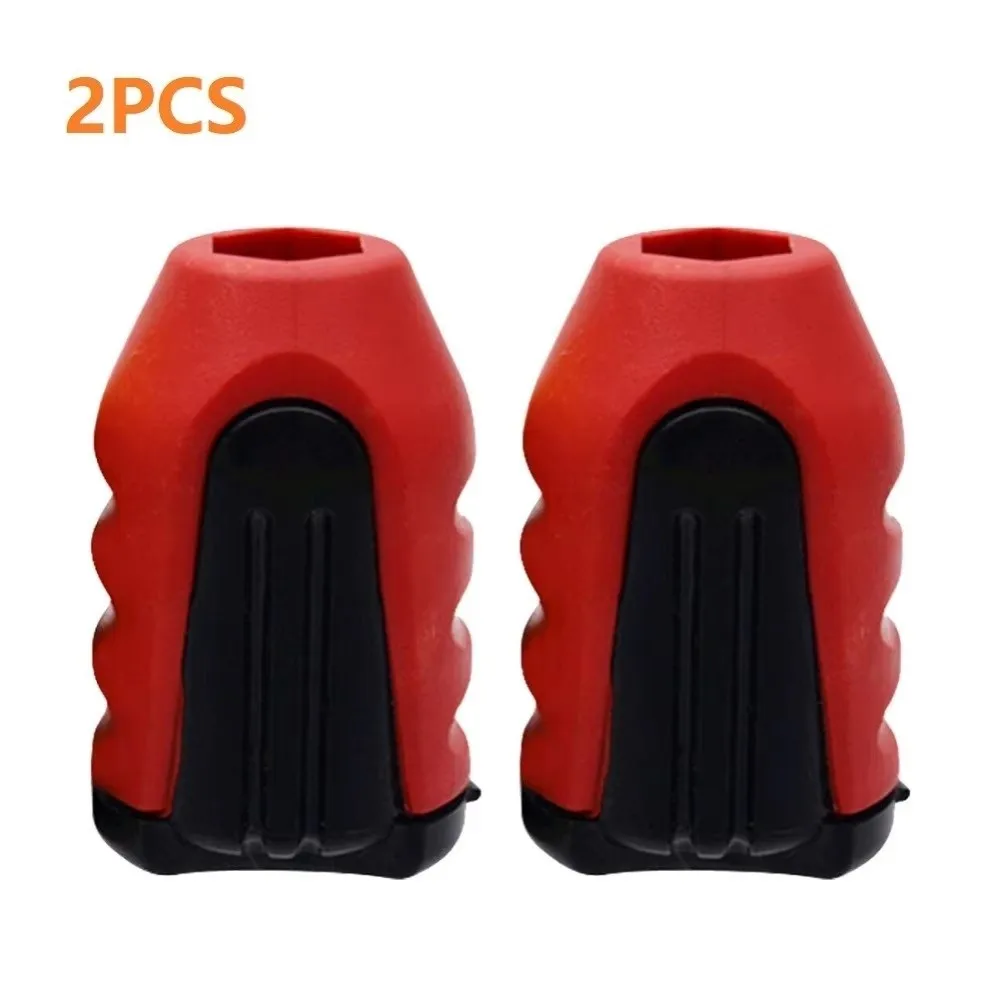 2Pcs Removable Magnetizer Ring Universal Fit 1/4 Inch Shank Screw Catcher Magnet Magnetic Core Precision Power Bits Tool
