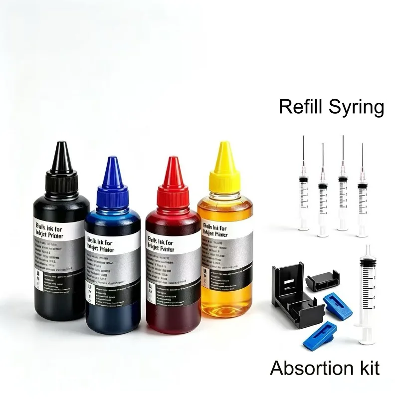 Premium Refill Ink Set for Epson Canon HP Brother 305 Ecotank CISS Cartridges