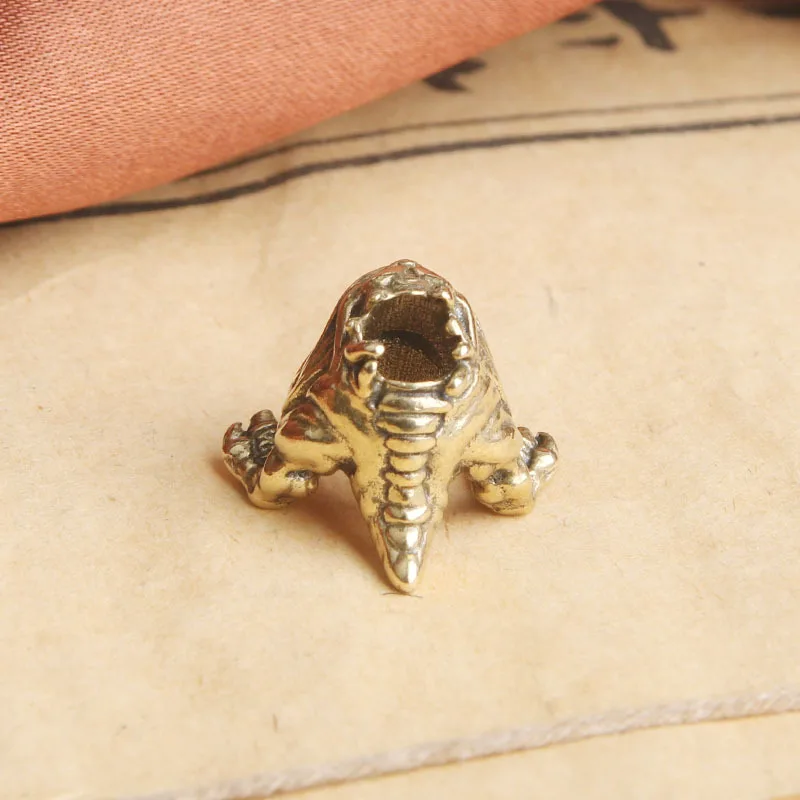 Brass Mushroom Goblin Fang Monster Rope Pendant DIY Accessories Personalized Knife Pendant Wealth