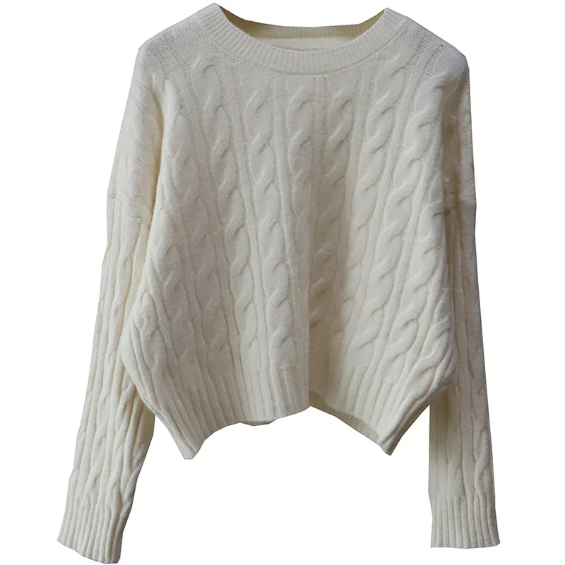 een ort Knitted Sweater Women's Autumn Inner Wear High Waist ature 2025 New Korean Sle Top Fem Faion