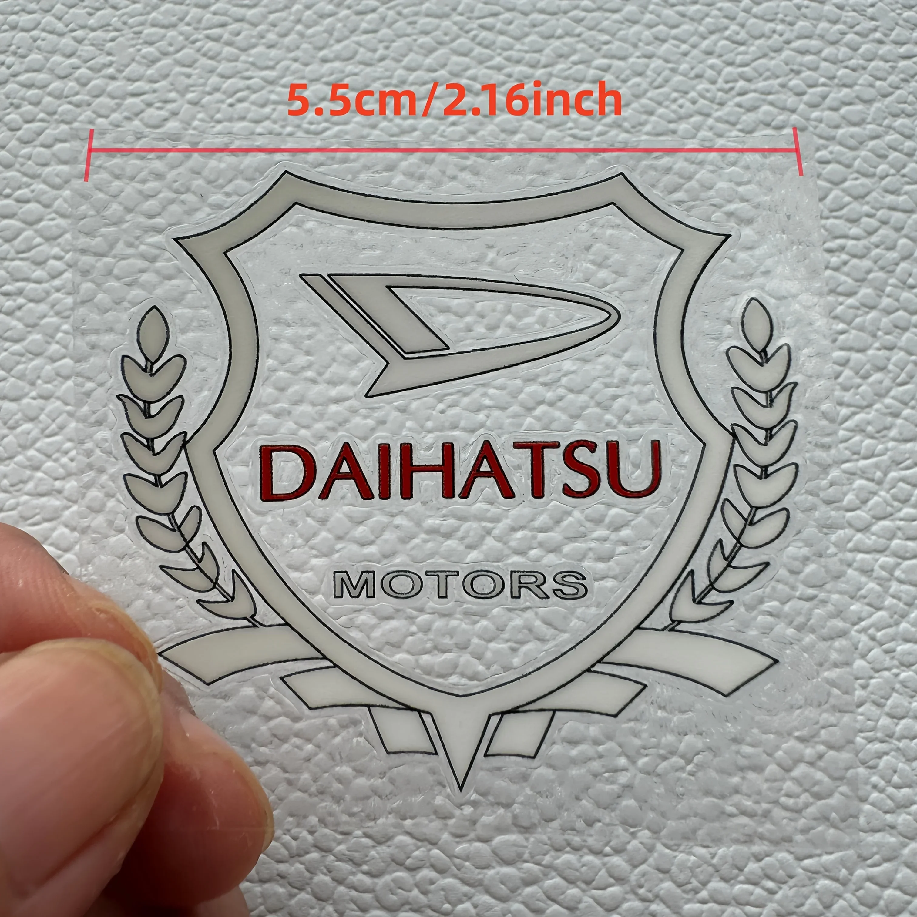 

1 шт. "Брендовая тематическая наклейка на автомобиль Daihatsu, наклейка с дизайном эмблемы, отличительный автомобильный аксессуар для энтузиастов, стильный автомобильный декор"