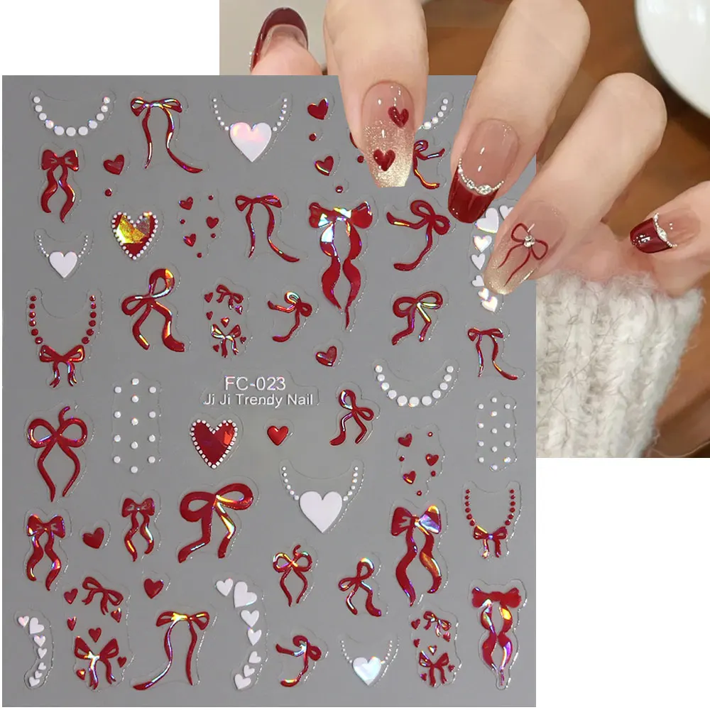 1-шт-3d-Аврора-с-красной-лентой-и-бантом-наклейки-для-дизайна-ногтей-блестящее-лазерное-сердце-любви-наклейки-для-ногтей-на-День-святого-Валентина-каваи-галстук-бабочка-сердце-декор-для-ногтей