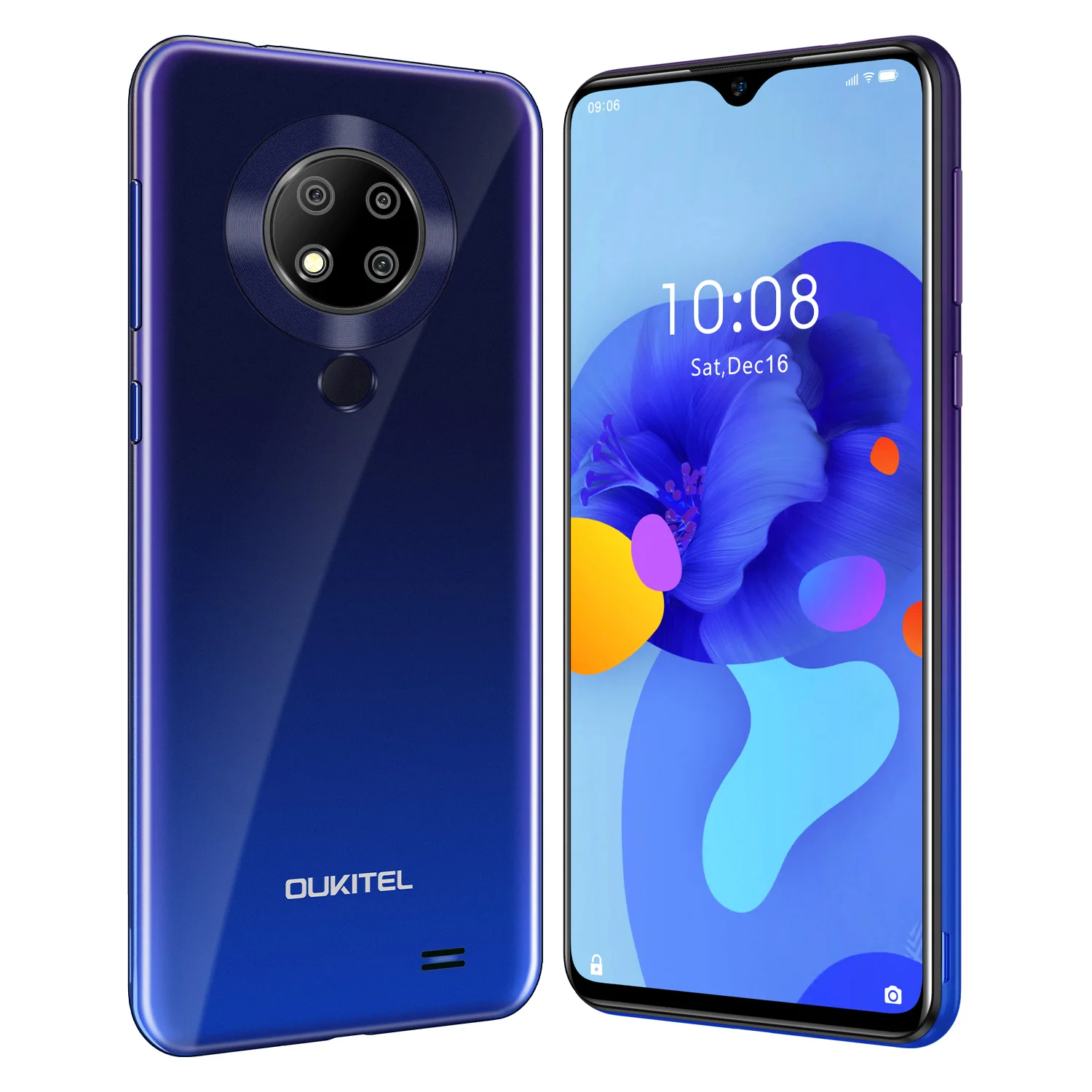 Smartphone Oukitel-C19 Pro, batterie 4000mAh, téléphone HD 6.49 ", 4 Go de RAM, 64 Go de ROM, Android 10, téléphone portable avec caméra arrière 13.0MP