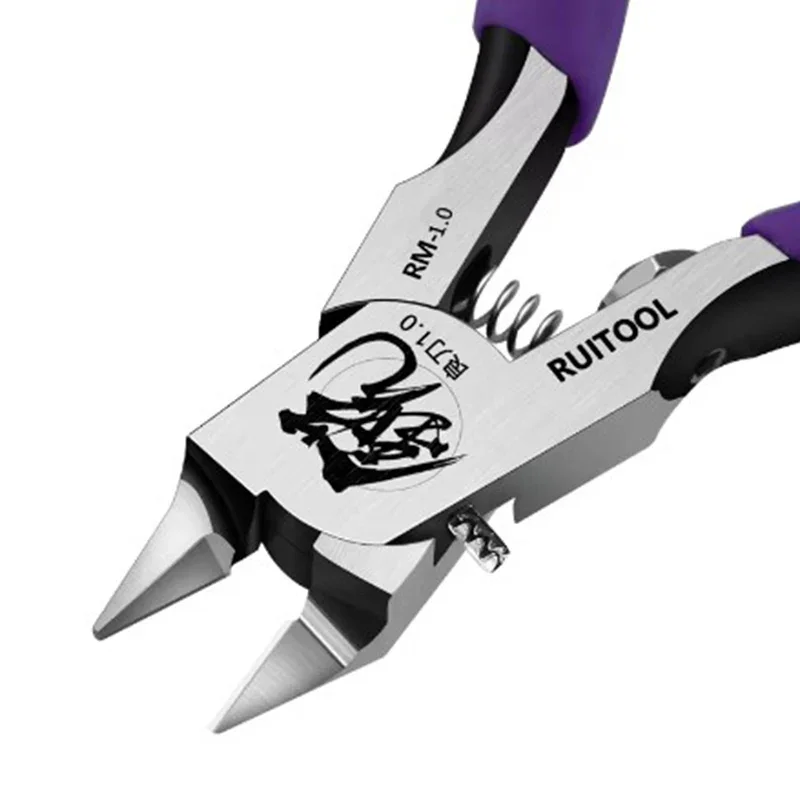 كماشة نموذج 4.7 بوصة أدوات بناء نموذج جاندام رفيعة للغاية ذات حافة واحدة للمبتدئين لإصلاح وإصلاح كماشة النماذج البلاستيكية