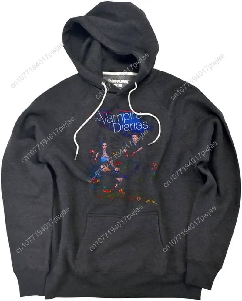 

Popfunk Vampire Diaries Tempted Unisex Adult Slim Fit Pull-Over Heather Hoodie