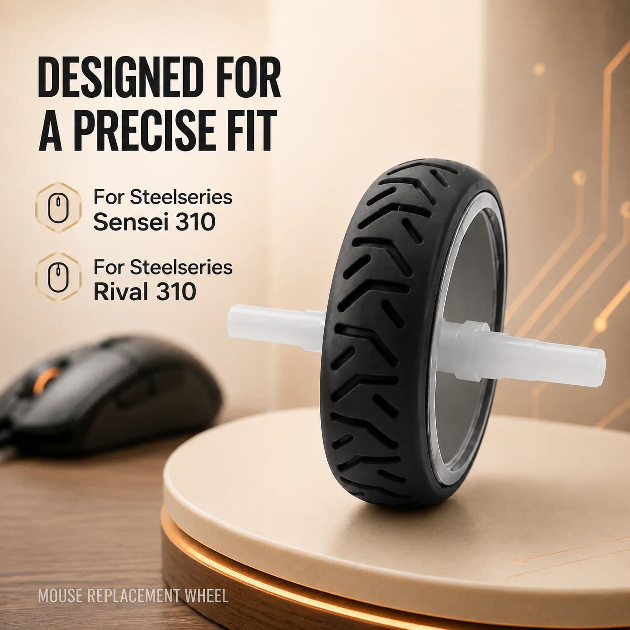 Mouse Wheel For Steelseries Sensei 310/Rival 310 - Mouse Scroll Wheel - Mouse Replacement Accessories Parts Tools 2026New