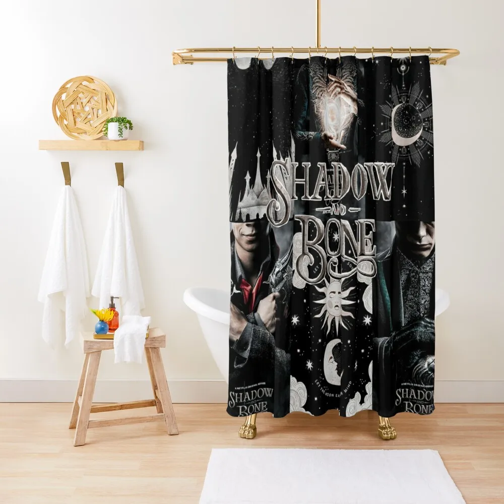 Best Design Shadow and Bone For Custum Backpack T Shirt Hoodie Shower Curtain Luxury Bathroom Shower Curtain