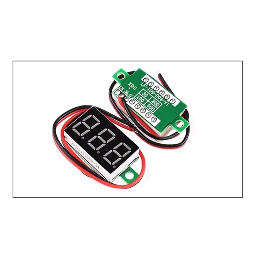 5pcs Blue 0.36-inch Digital Voltmeter Head 30V Digital Tube Micro Digital Display Two and Two Lines