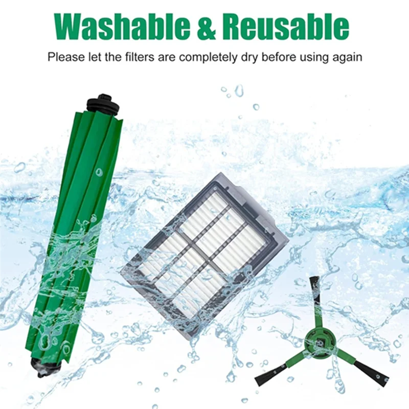 BAAM-para Irobot Roomba Plus 405/505 Combo Robot piezas de repuesto de aspiradora Kit accesorio