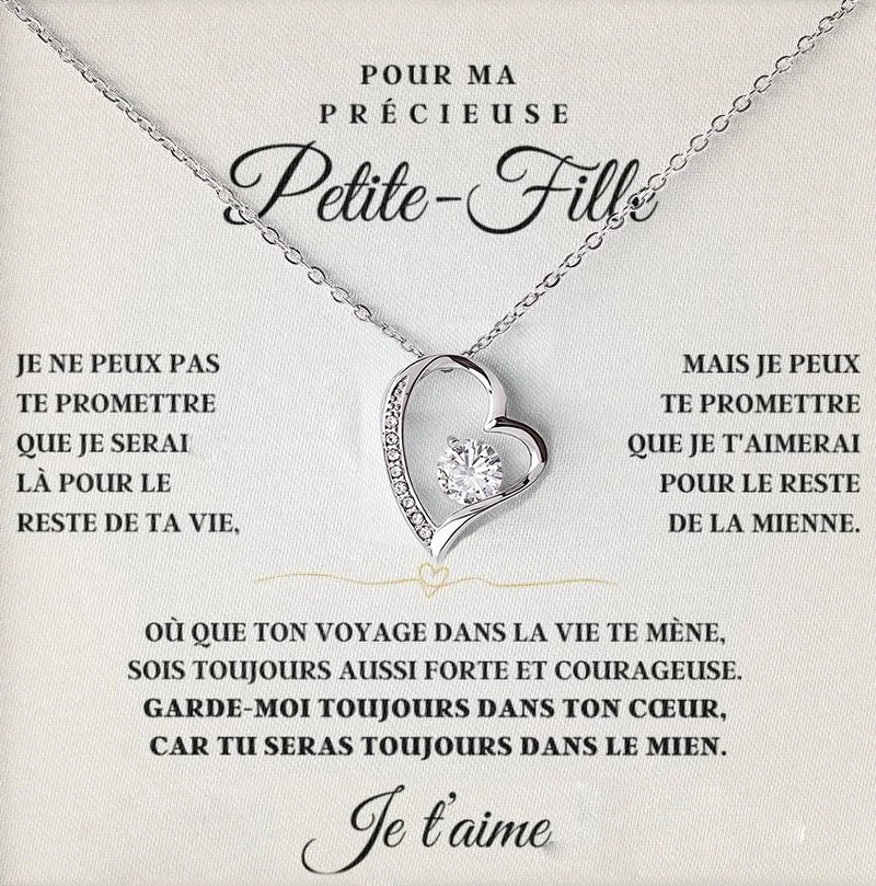 الفرنسية إلى حفيدي هدايا من بابي مامي هدية الكريسماس الجدة الفتيات الحب عقدة قلادة 2025 جديد دروبشيبينغ #1