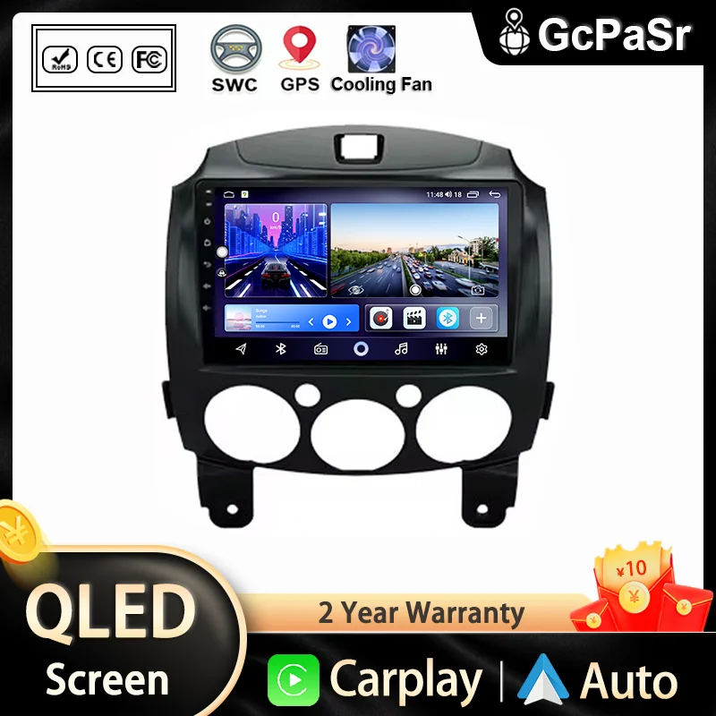 

Autoradio Android For Nissan X-Trail XTrail X Trail 2 T31 2007-2015 Carplay Navigazione Multimedi Head Unit Screen DVD GPS