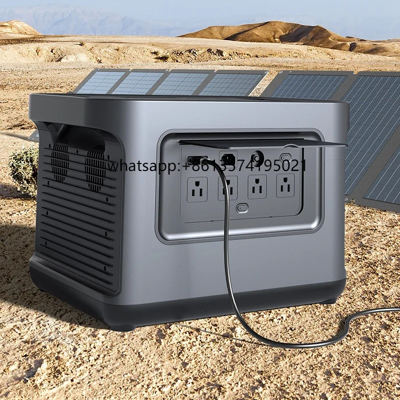 

TRenewable Energy Products Portatil 110v 220v Multifunctional Portable Power Station Solar Generator 2000w For Camping