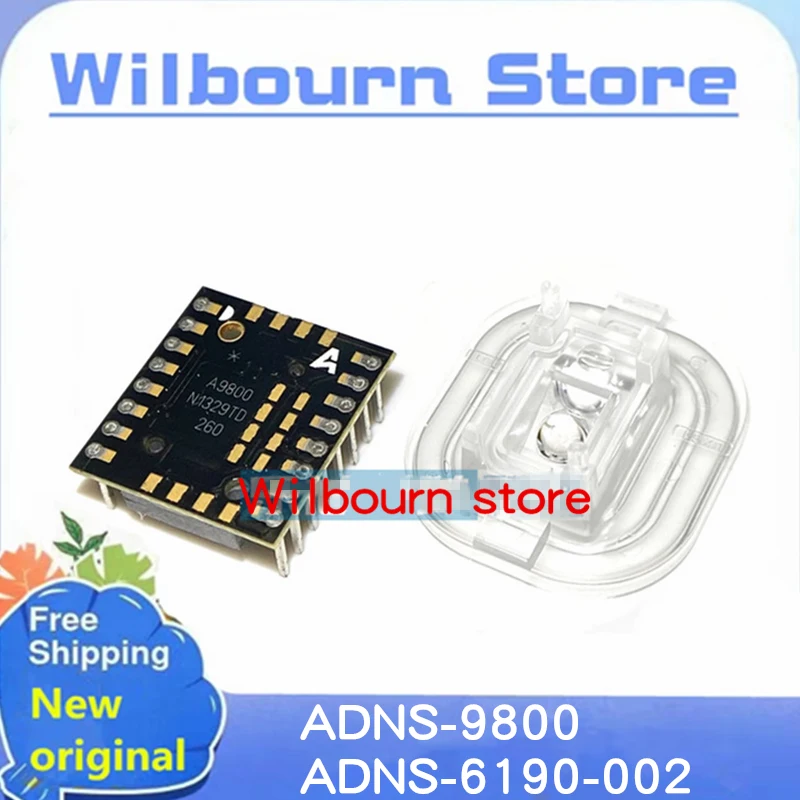 100% New original 1 set~5 set/LOT ADNS-9800 + ADNS-6190-002 A9800 DIP16sensor with new Optical lens NEW&ORIGINAL ADNS9800