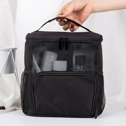 Handheld Portable Hook Makeup Bag Large Capacity Toiletry Bag Bath Washbag Travel Cosmetic Cases for Men and Women