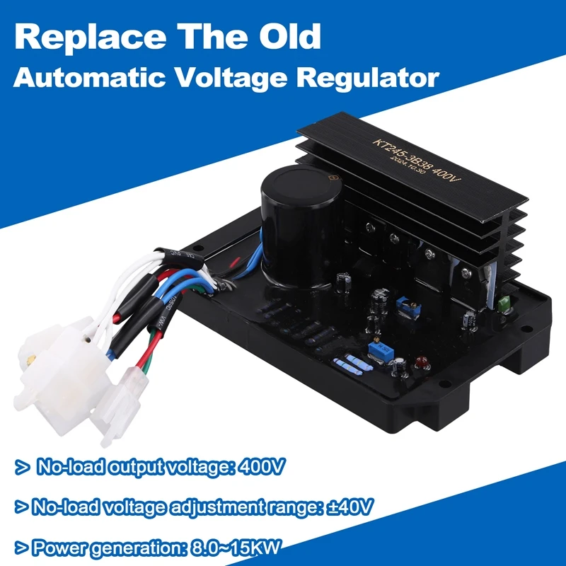 B03C-KT245-3B38 AVR Automatic Voltage Regulator Control Module Three Phase Brush Brushless Generator Stabilizer 8-15KW