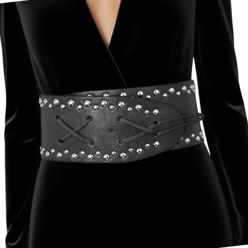 Modern Golden Light Waist Tightener Soft Faux Leather Addition For Incidents H7EF