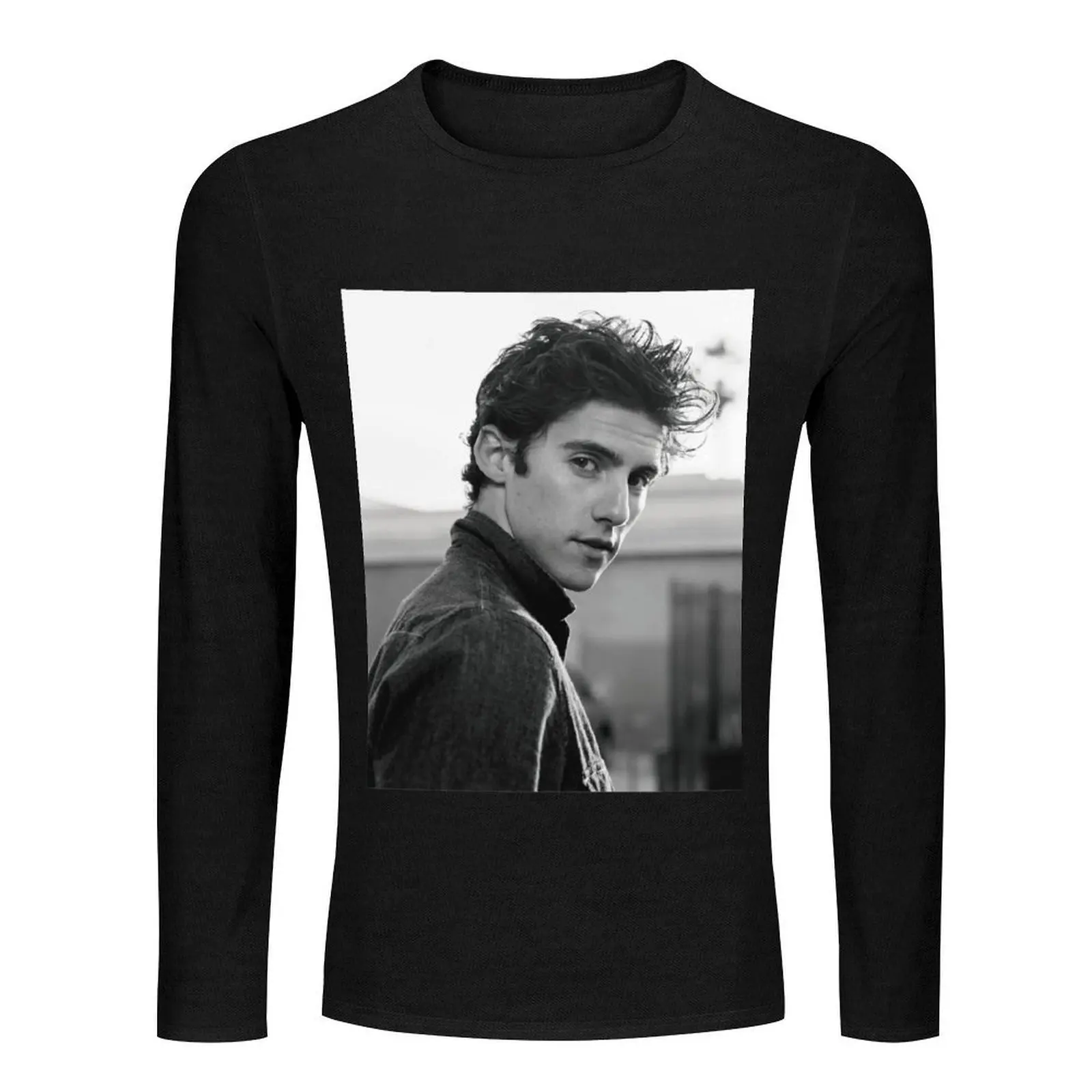 Milo Ventimiglia تي شيرت طويل الكورية موضة الأولاد الحيوان طباعة قميص طبعة جديدة تي شيرت الرياضة مروحة تي شيرت بلايز للرجال #2