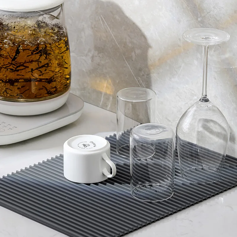 1pc Food Grade Silikon Küche Arbeitsplatte Anti-verbrühungen Topf Matten Tischsets Untersetzer Hohe Temperatur Beständig Anti-slip matten