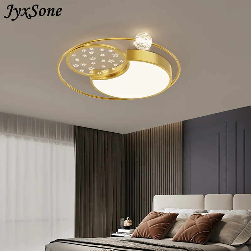 Copper Ceiling Lights Minimalist Home Decoration Living Room Bedroom Children's Dining Room Fixtures for Indoor Lights AC85-260V