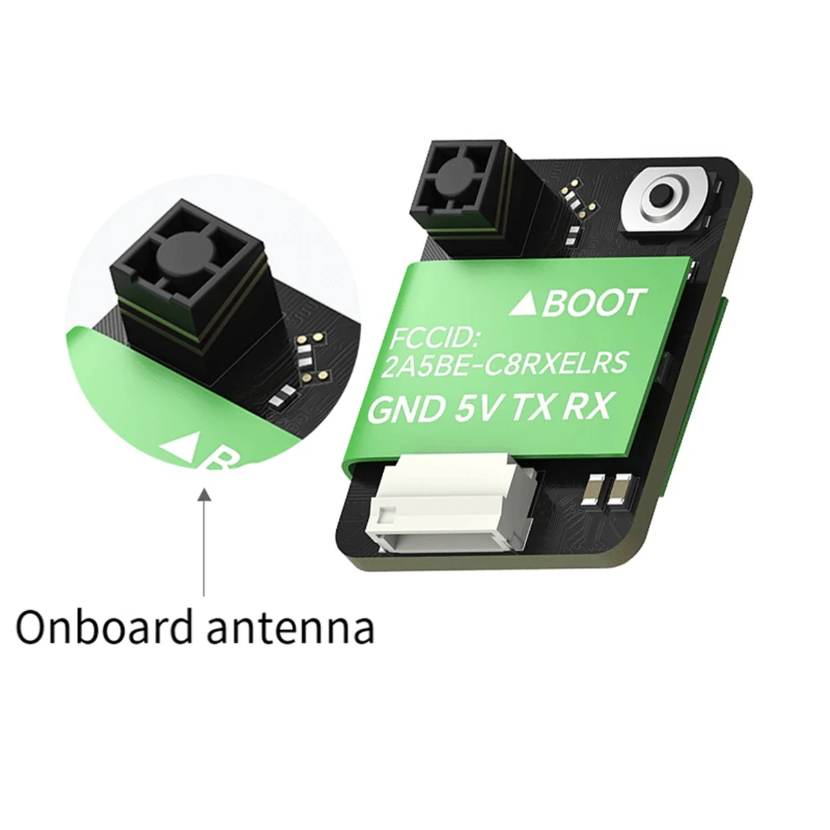 ELRS 2.4GHz Nano RX Receiver Open Source Onboard Antenna for RC FPV Racing Drone