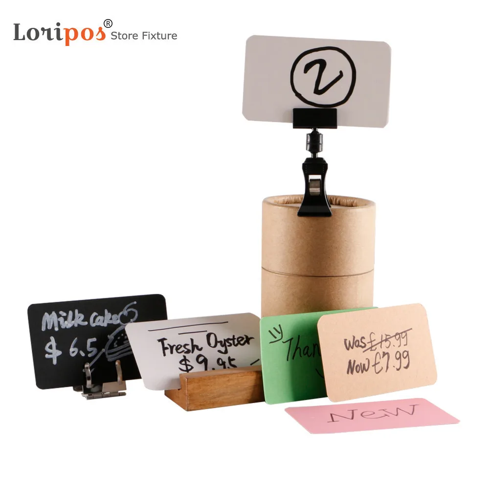 100PCS Blank Card Greeting Chalk Name Cards Postcard Graffiti Card Board Message Writing Small Note Pad Price Tag