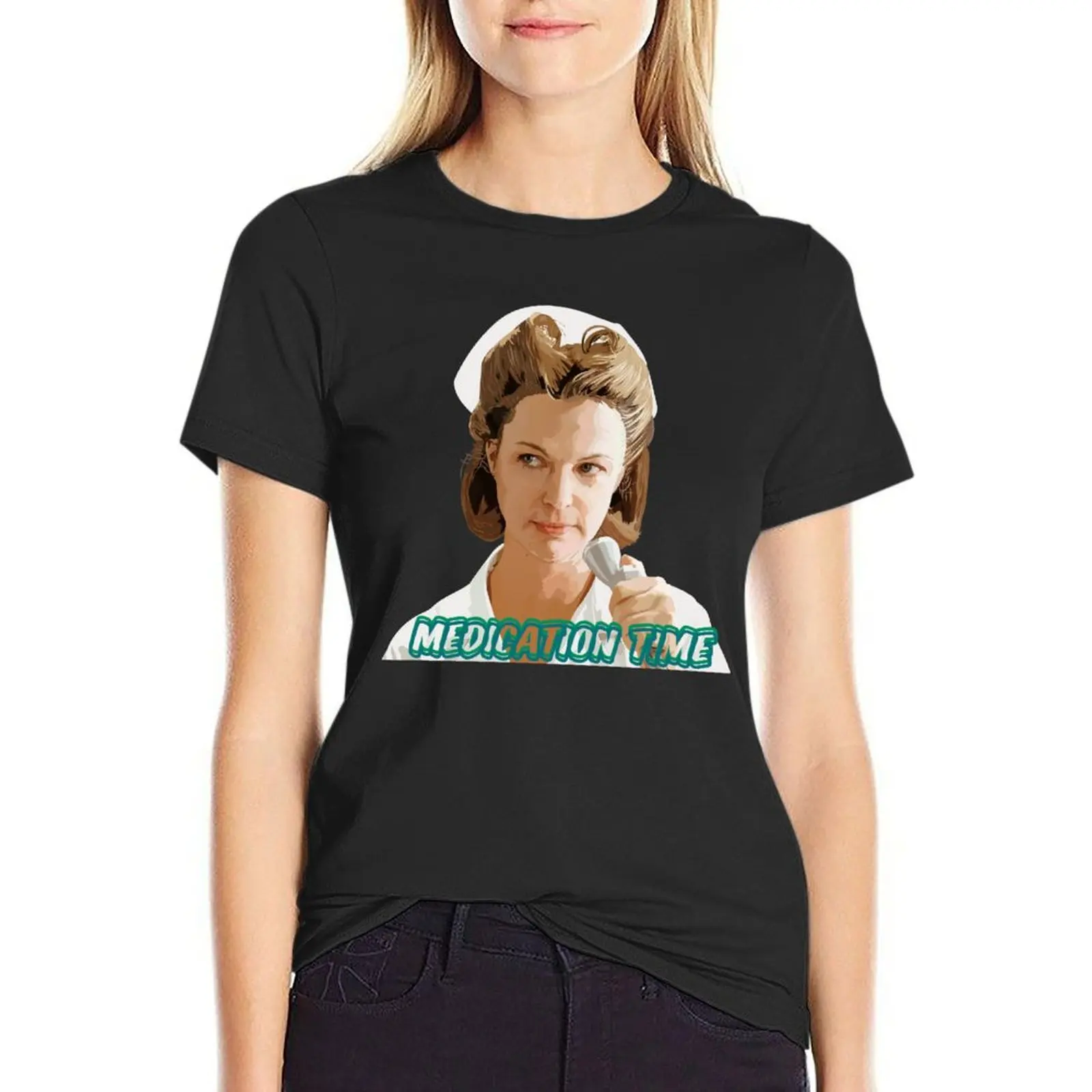 

Nurse Ratched T-Shirt aesthetic clothes kawaii clothes graphics Woman fashion