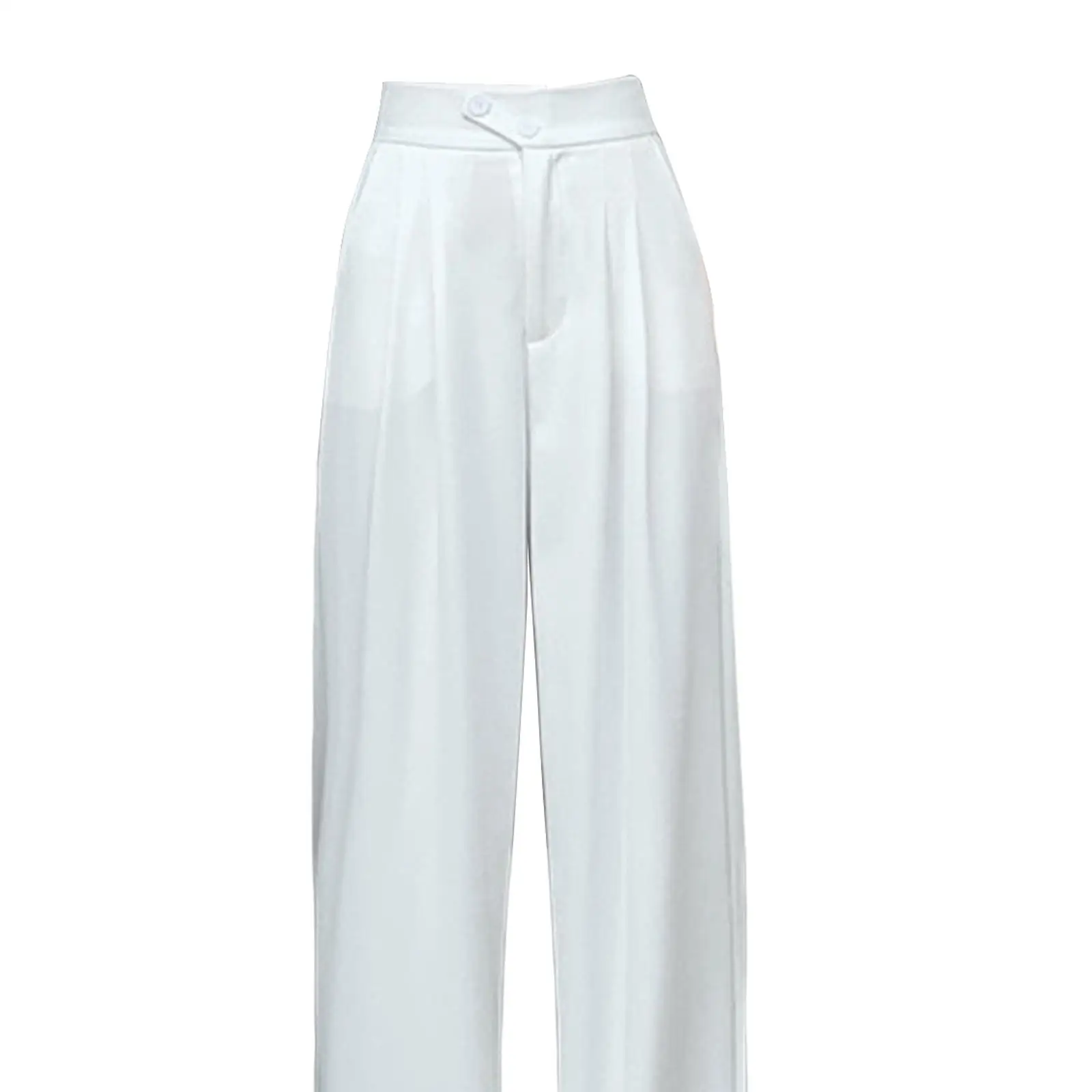 Women's Wide Leg Trousers, Chic High Rise Pants for Modern Ladies