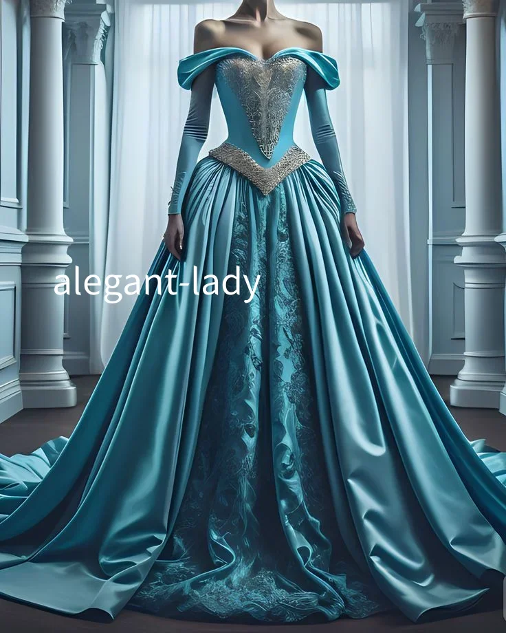 

Vintage Fluffy Victorian Evening Gowns Elegant Strapless Corset Tie Crystal Beaded Medieval Masquerade Custom Cosplay Opera Gown