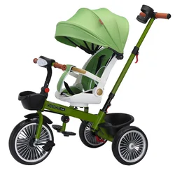 New multi-functional four in one 1-6 year old children's tricycle with rotatable and reclining function trike