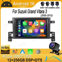 7 inch Android 16 For Suzuki Grand Vitara 3 2005-2012 2013 2015 2 Din Car Radio Stereo Multimedia Video Player Navigaion Carplay