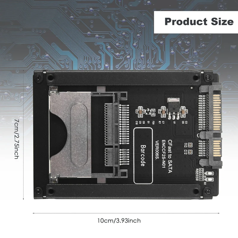 CY SATA 22 Pin To USB 3.0 To Cfast Card Adapter 2.5 Inch Hard Disk Case SSD HDD Cfast Card Reader For PC Laptop