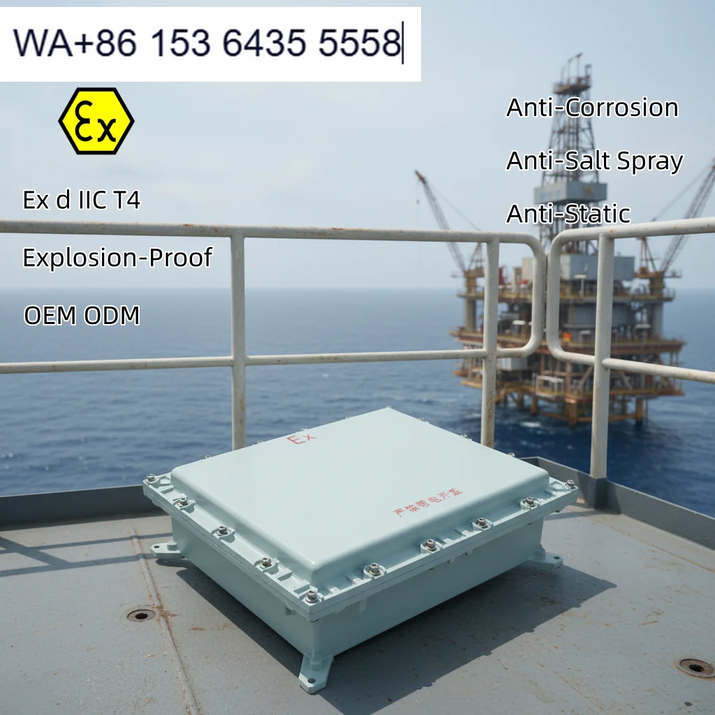 400x500x260 Explosion-proof Distribution Box Cast Aluminum IP65 Dustproof and Anti-corrosion