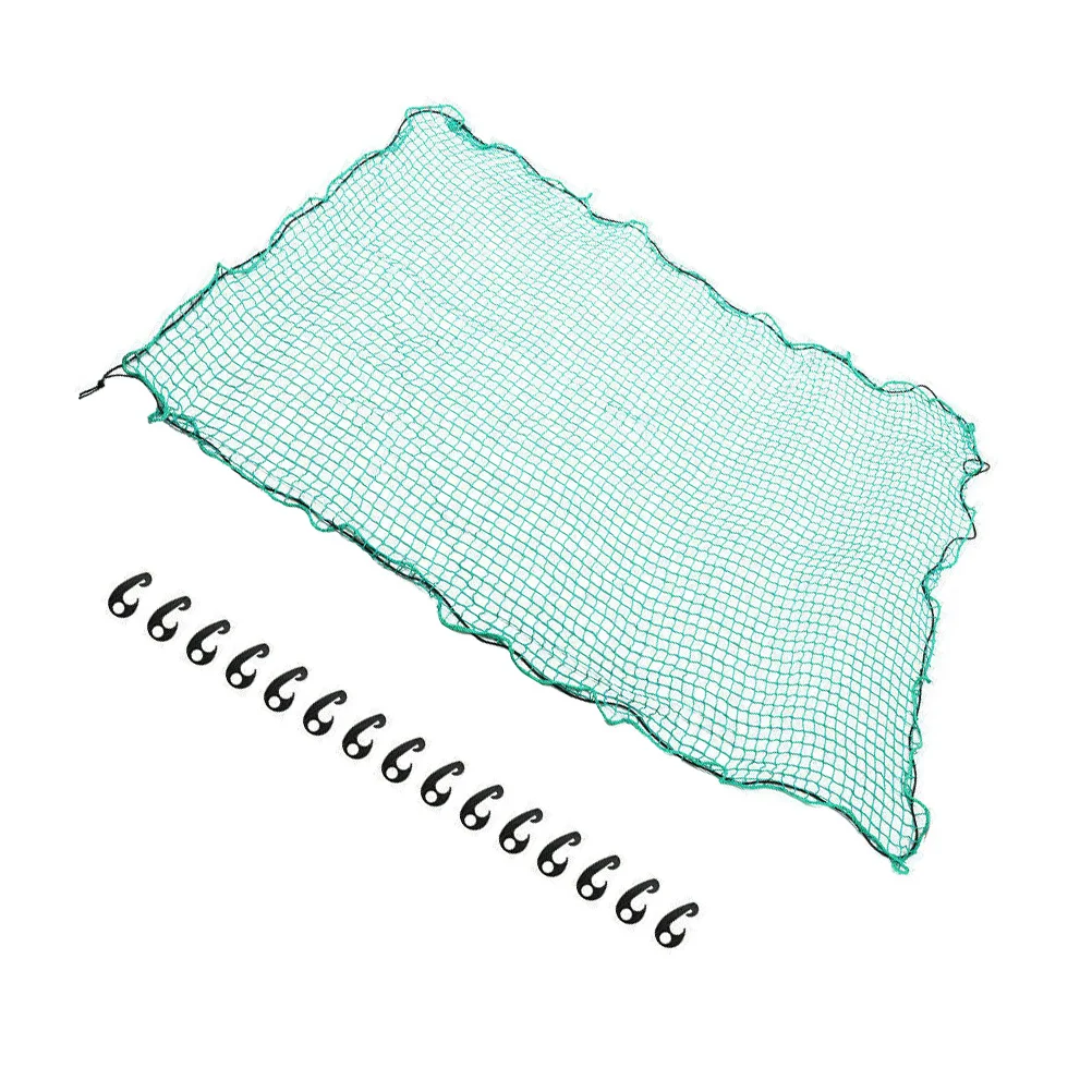 

15pcs Trailer Cargo Net Truck Bed Nets Bungee Cord Anti Fall Vehicle Body Netting for Pickup Large Size Strong Nylon