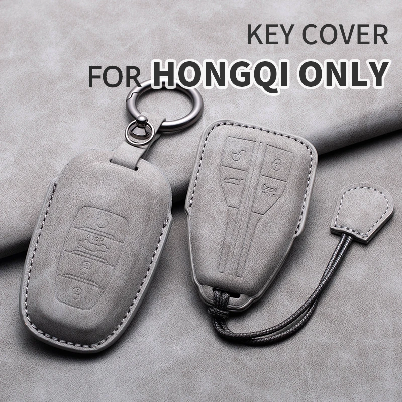 Car Key Case For FAW Hongqi HS5 H5 H9 HS7 H7 L5 HS3 L9 2020-2021 Car Key Cover Remote Case Protector For Hongqi