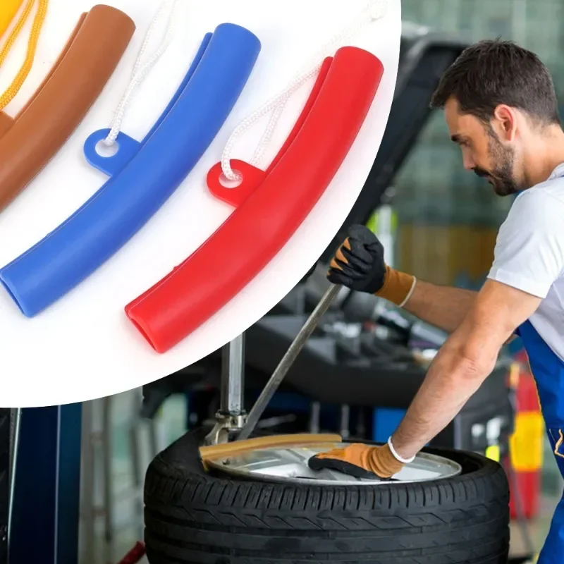 Car Motorcycle Wheel Guard Rim Protectors Bicycle Car Wheel Rim Protector Tyre Changer Guard Tire Change Protection Tool 4 Color