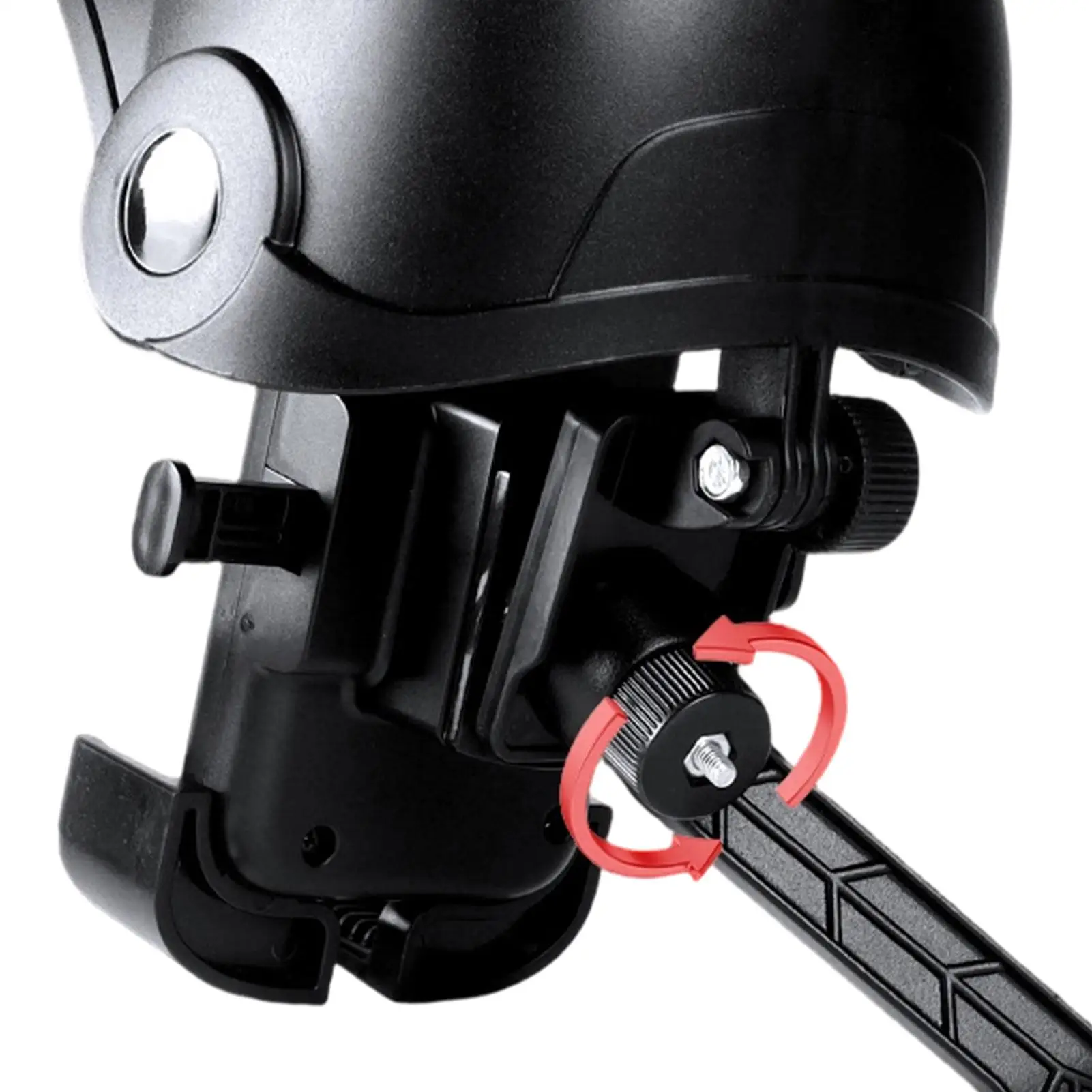 Cell Phone Holder For Motorcycle 360 Rotate Helmet Design Mobile Stand Fit 3.5-7.2 Inch Phone Motorcycle Mount For Rearview