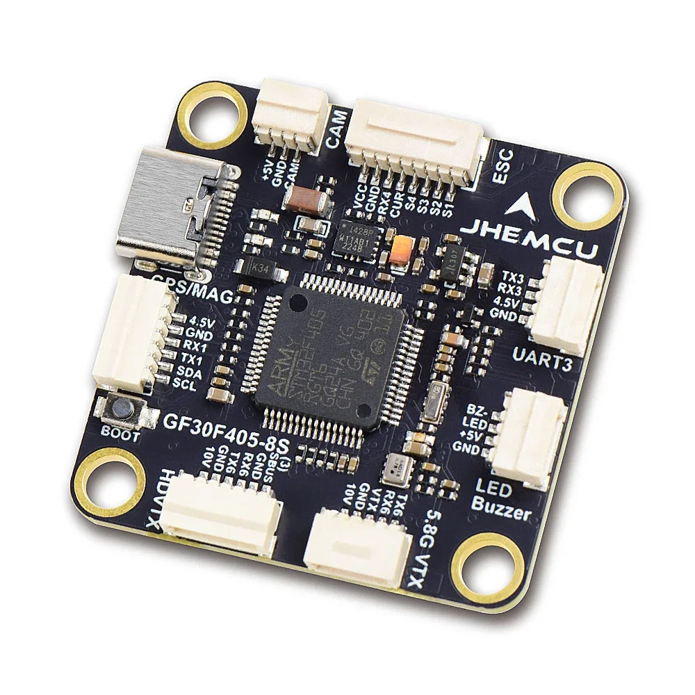 JHEMCU-Contrôleur de vol pour importateur FPV longue portée, ICSafe2688P, 90A, 110A ESC, 3-8S, signal d'entrée Lipo, Dshot, 30.5mm x 4mm